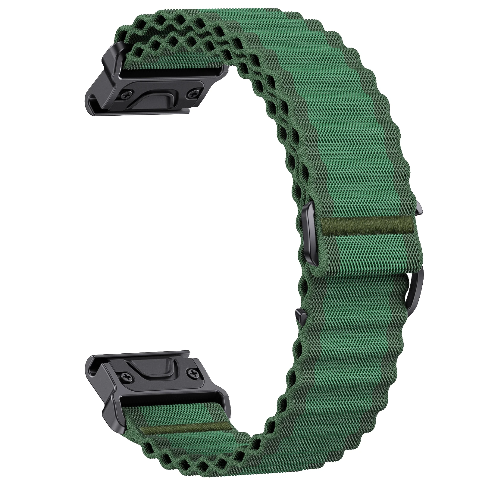 Two Tone Nylon Watch Strap for Garmin Fenix 9 Two Tone Nylon Watch Strap for Garmin Fenix - Image 9