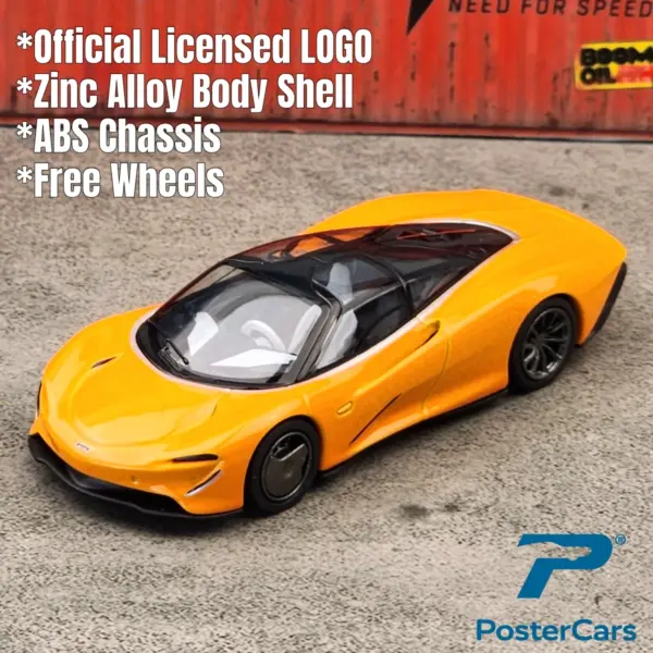 Pagani Zonda F 1:64 Scale Model by PosterCars - Image 3