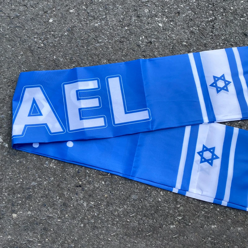 Custom Israel Football Fan Scarf 15x150cm 5 Custom Israel Football Fan Scarf 15x150cm - Image 5
