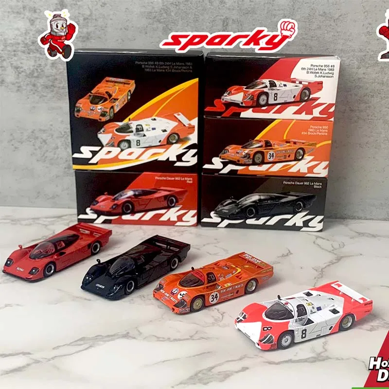 Sparky Porsche Le Mans 24h 1983 Model Car 2 Sparky Porsche Le Mans 24h 1983 Model Car - Image 2