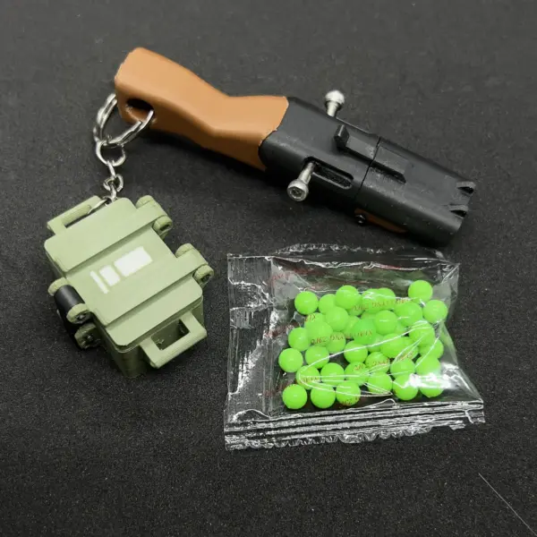 98K 3D Toy Gun Keychain with Ball Launch - Image 6