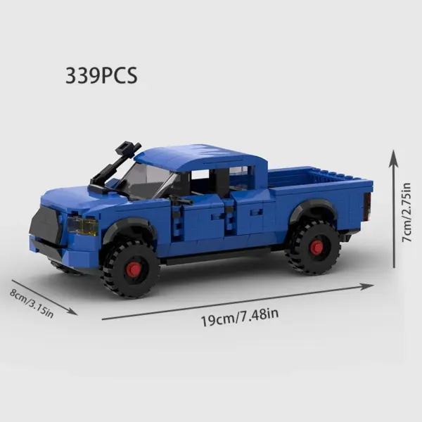 Stylized Building Block Toy Car - Image 55