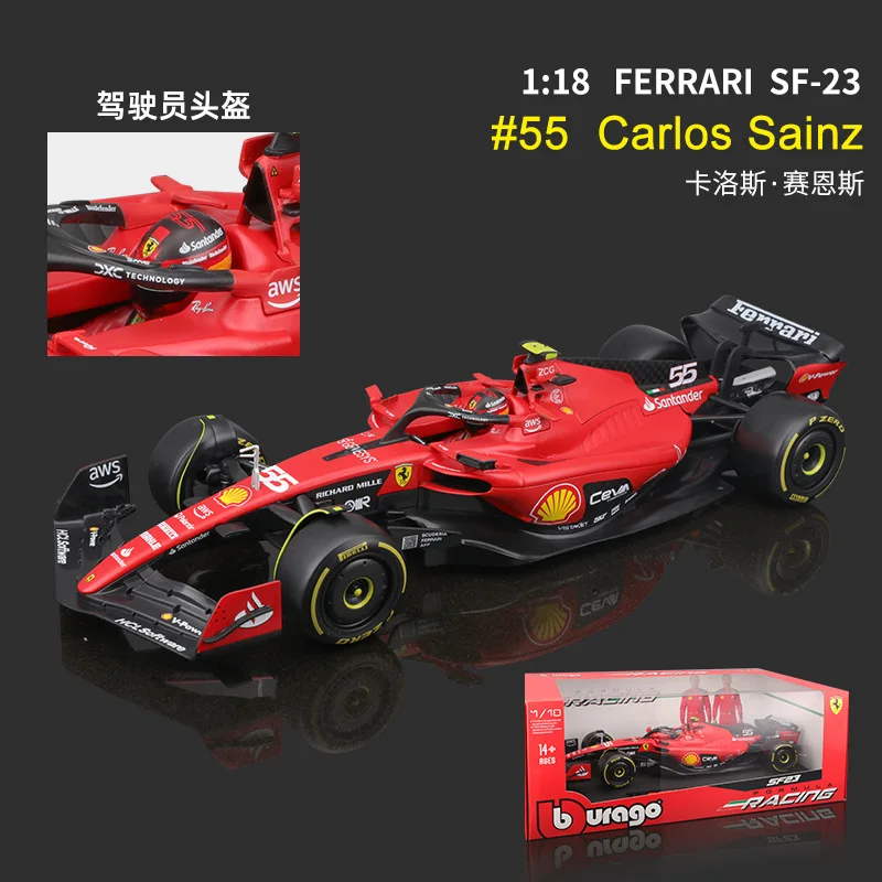 Bburago 1:18 Ferrari SF-24 Diecast Model 15 Bburago 1:18 Ferrari SF-24 Diecast Model - Image 15
