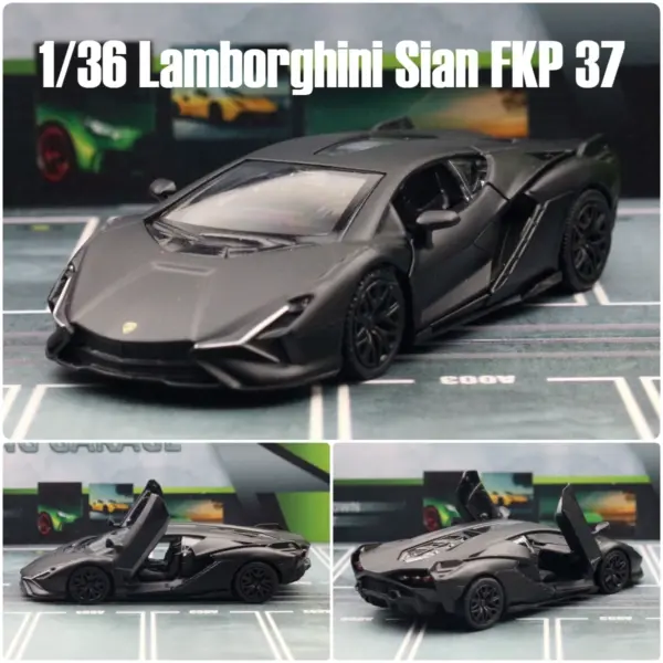 1/36 Lamborghini Sian FKP 37 Diecast Model for Collectors - Image 8