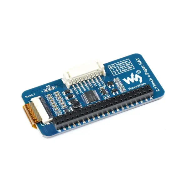 2.13-inch E-Ink Display HAT for Embedded Projects - Image 4