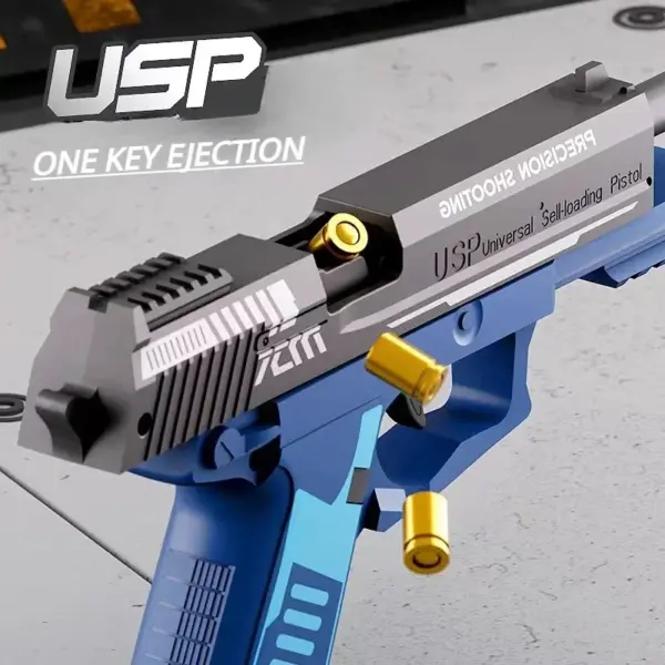 USP Shell Ejecting Pistol Toy with Laser Sight - Image 3