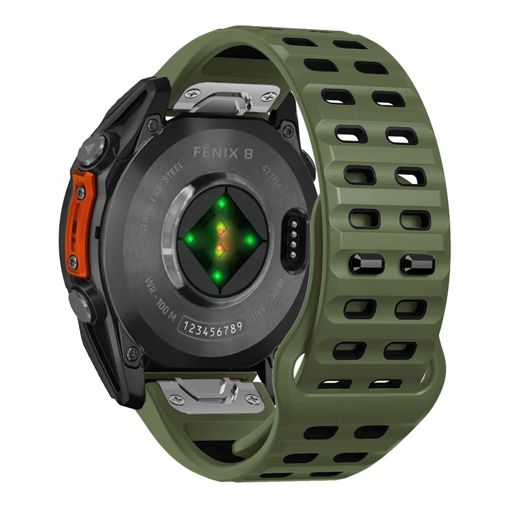 QuickFit Silicone Band for Garmin Fenix 8/7/6 13 QuickFit Silicone Band for Garmin Fenix 8/7/6 - Image 13