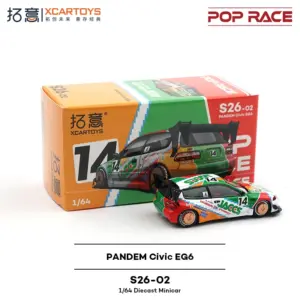 POPRACE 1:64 Civic EG6-JACCS Diecast Model 7 Se5977273be364de89c16ee6658b85979N