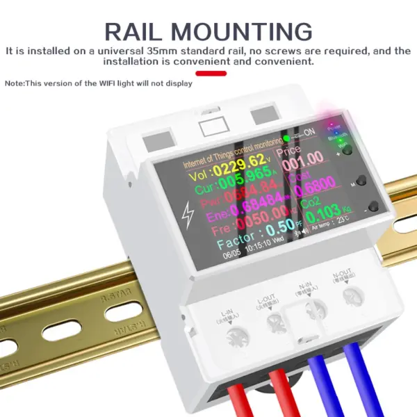 AT4PW SJAMING WiFi Power Energy Meter 100A - Image 4
