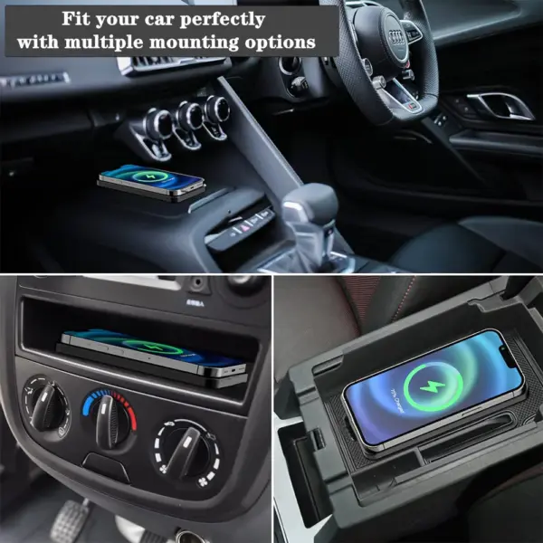 Wireless Car Charger Pad for iPhone and Samsung - Image 6