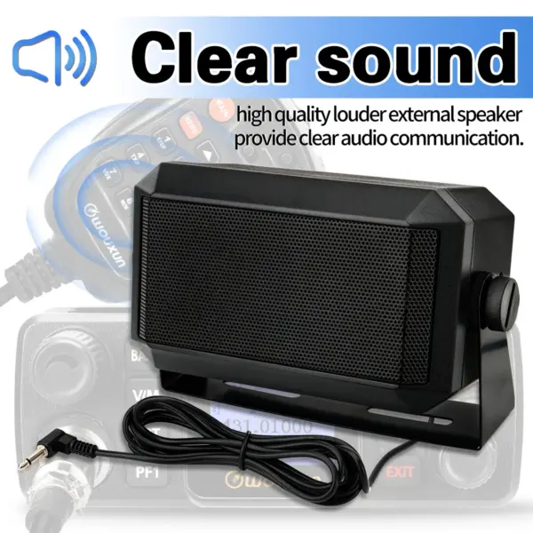 ABBREE External Communication Speaker for CB Radios - Image 2