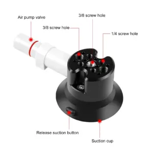 3 Inch Suction Cup Mount for GoPro DJI Insta360 9 Se6fcb0df1946481dad93fee1cb555e4aA