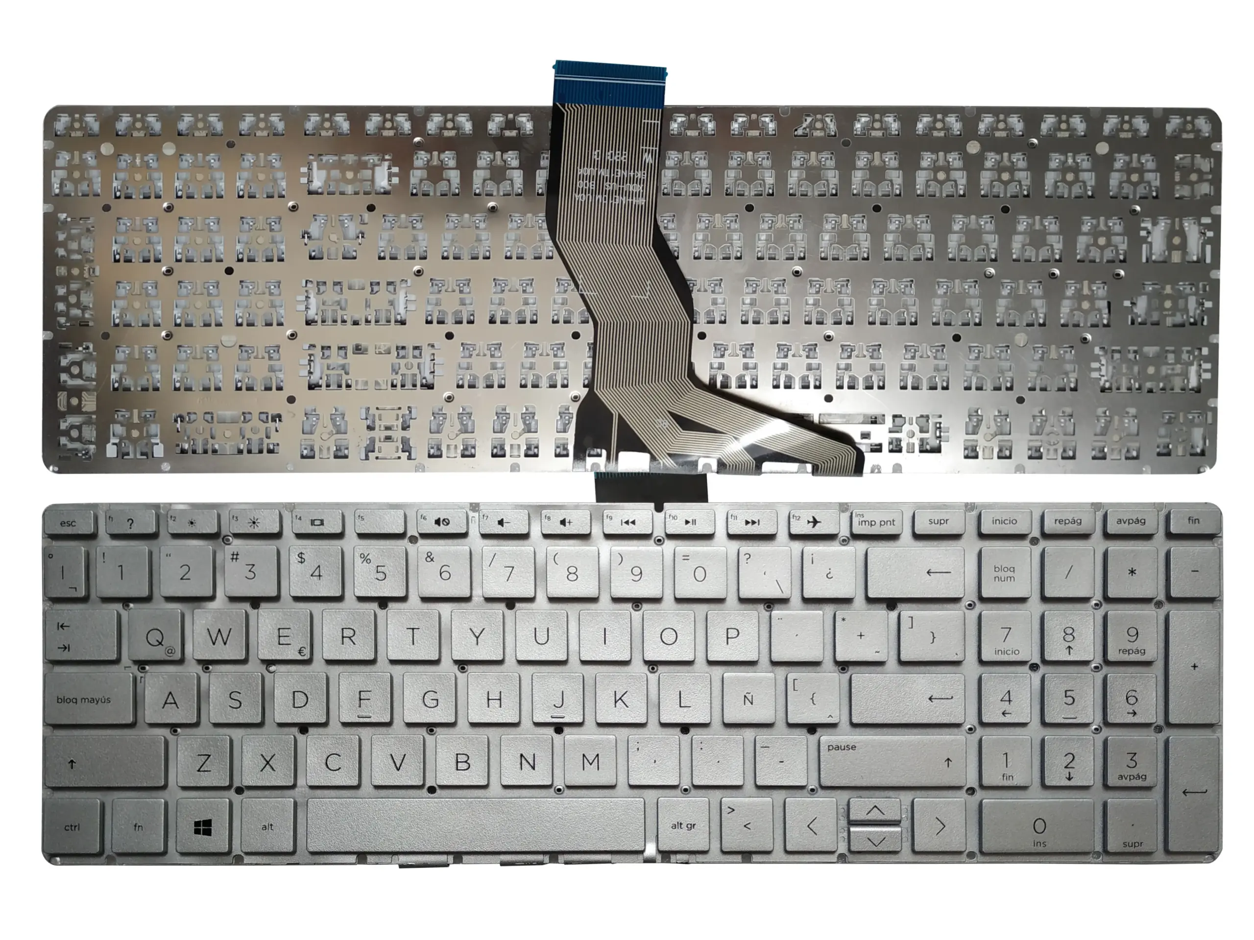 HP Compatible Spanish/Latin Keyboard Black/Silver 16 HP Compatible Spanish/Latin Keyboard Black/Silver - Image 16