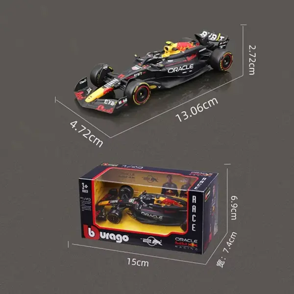 Red Bull RB20 1:43 Die-Cast F1 Car Model - Image 3