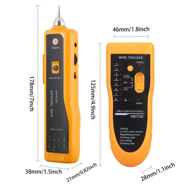 Network Cable Tester LAN LAN Ethernet and Phone Line - Image 3