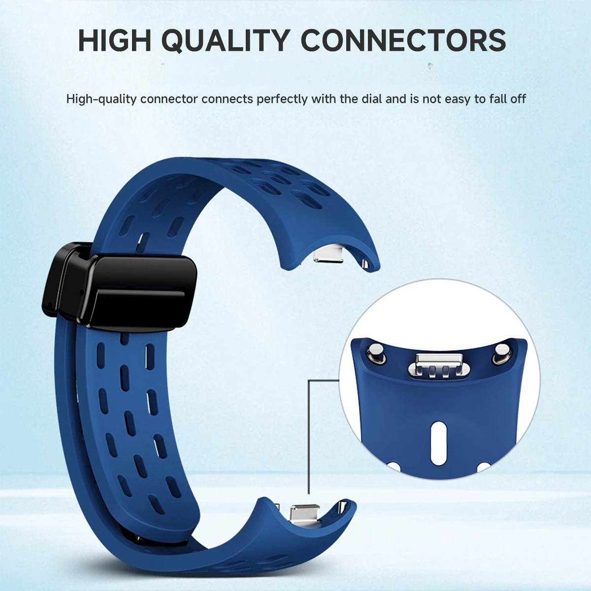 Silicone Replacement Strap for Xiaomi Mi Band 8/9 5 Silicone Replacement Strap for Xiaomi Mi Band 8/9 - Image 5