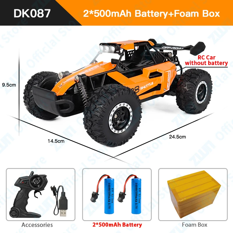 Remote-Controlled Off-Road RC Car DK087 7 Remote-Controlled Off-Road RC Car DK087 - Image 7