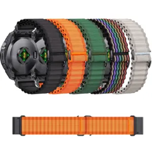 Two Tone Nylon Watch Strap for Garmin Fenix 16 Se7d7cc85bb0f49c7b21f2b767138f0cf3