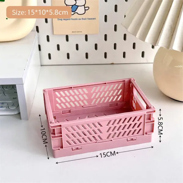 Foldable Storage Crate for Home Organization - Image 8