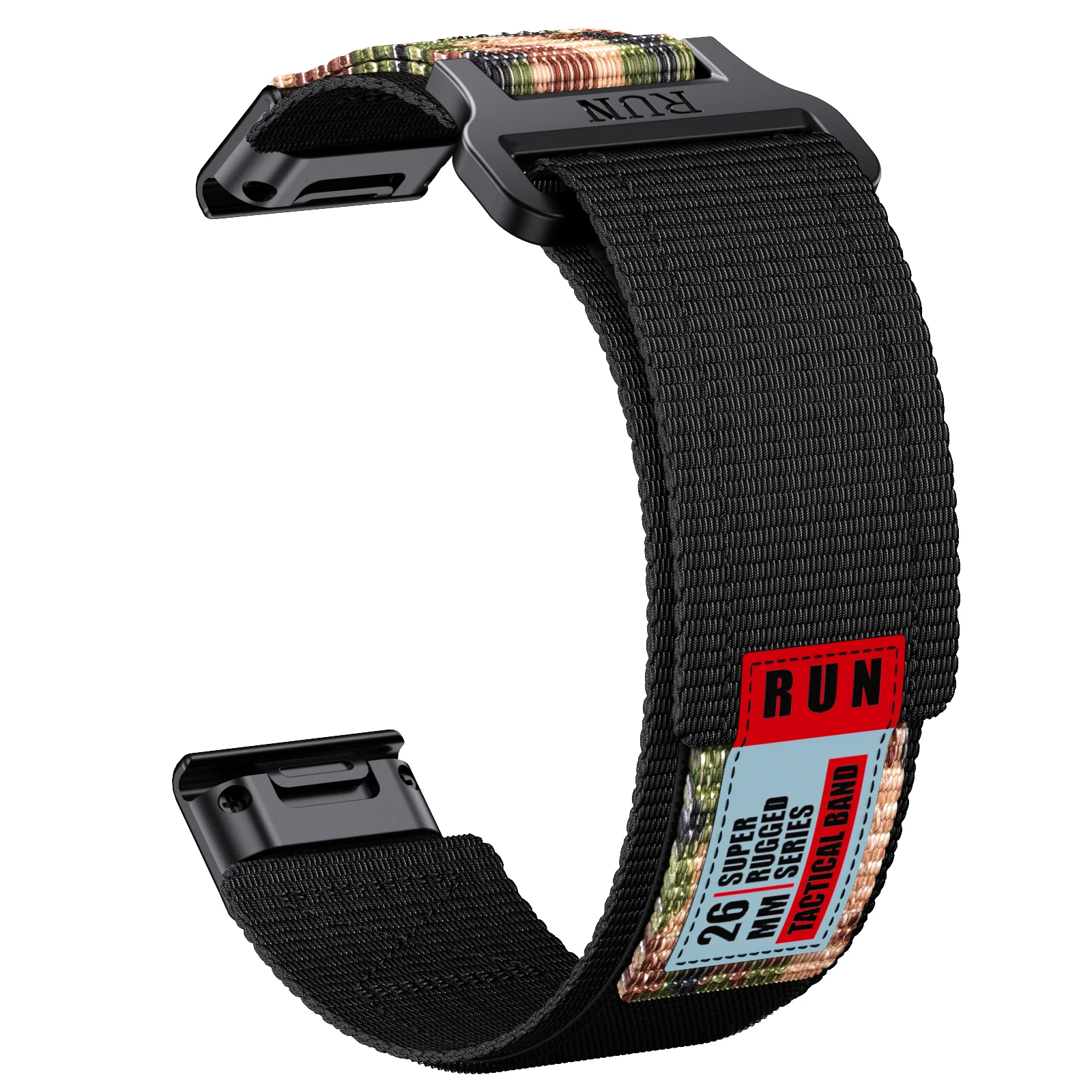 Garmin Fenix 7X 22/26mm Nylon Watch Strap 7 Garmin Fenix 7X 22/26mm Nylon Watch Strap - Image 7