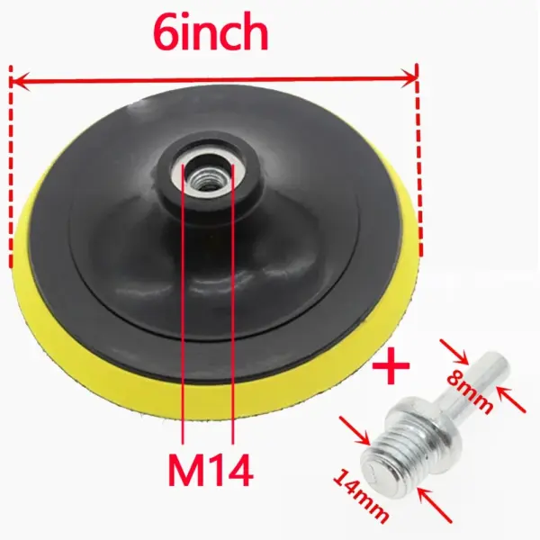 3/4/5/6/7 Inch Hook and Loop Backing Pad Disc Holder - Image 24