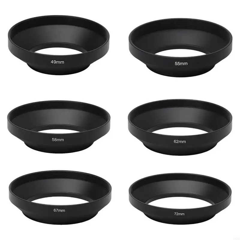 Universal Metal Lens Hood 39mm to 82mm 2 Universal Metal Lens Hood 39mm to 82mm - Image 2