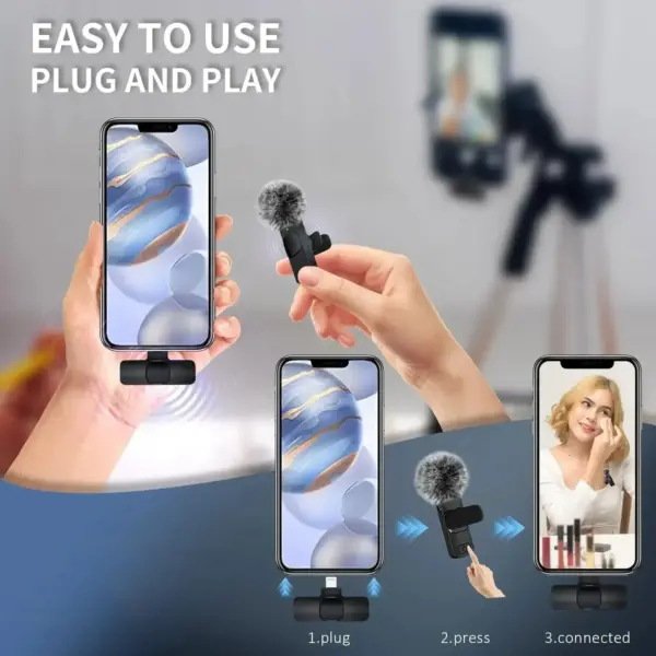 K9 Wireless Lavalier Microphone for iPhone and Android - Image 5