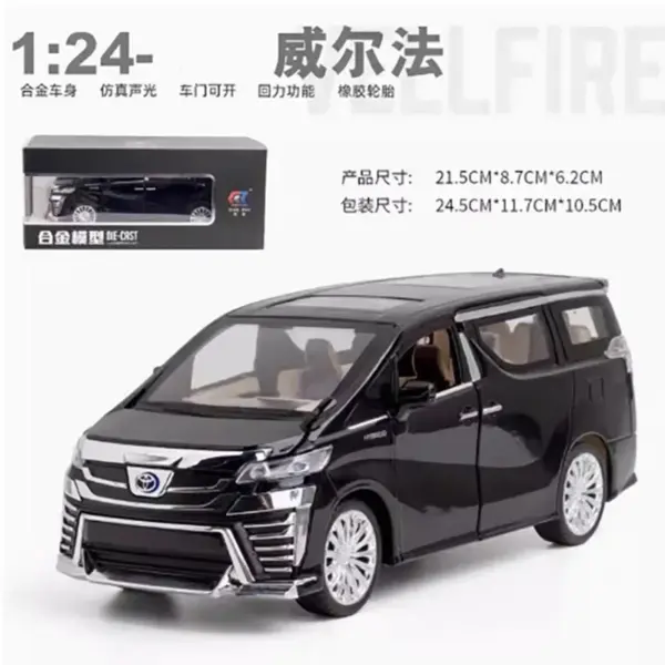 1/24 Scale Alloy Vellfire Vehicle Model - Image 2