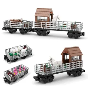 Horse Cargo Train Car Model with Barn Structure 8 Se8eb70b992c540ec8c16401f90f9d4e8o 6
