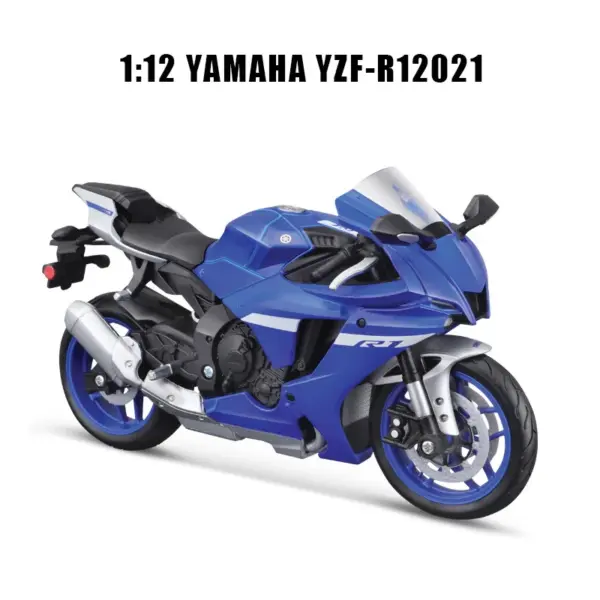 Maisto 1:12 Kawasaki H2R Alloy Motorcycle Model - Image 8