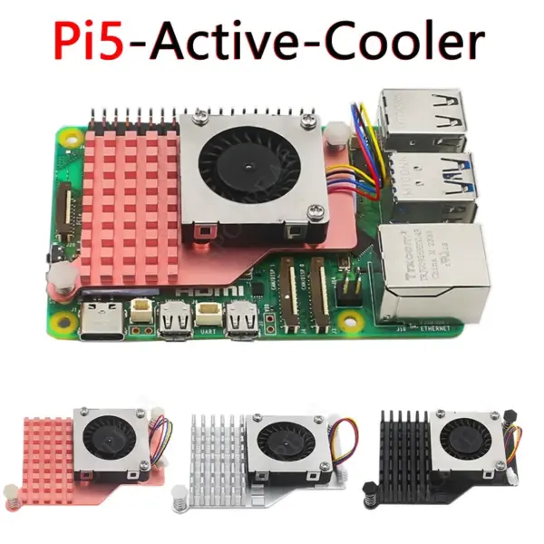Copper Heatsink and Fan for Raspberry Pi 5 - Image 4