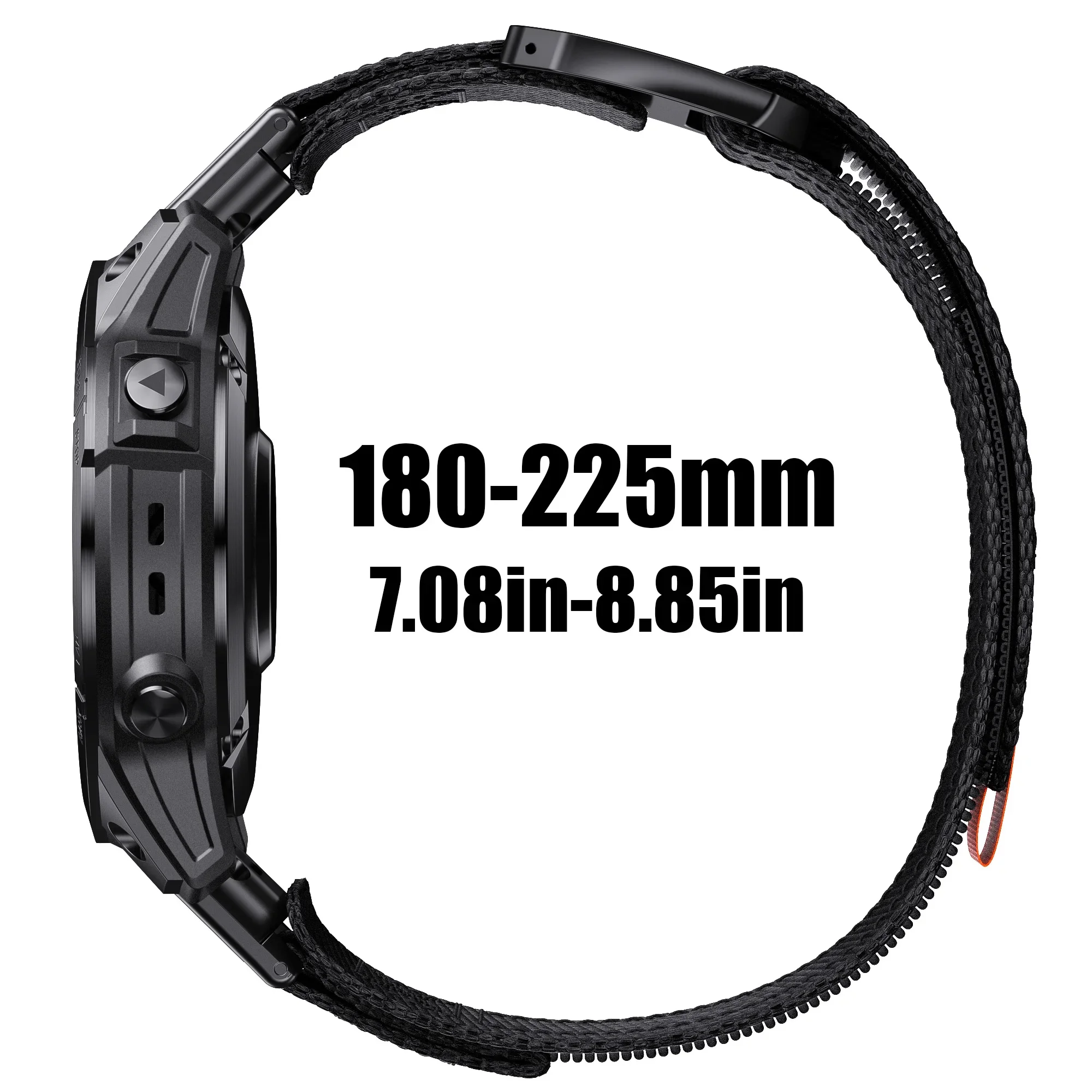 Nylon Strap for Garmin Fenix 7X 6X Pro 4 Nylon Strap for Garmin Fenix 7X 6X Pro - Image 4