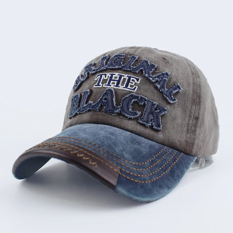 Retro Letter Embroidery Baseball Cap for All Seasons 9 Retro Letter Embroidery Baseball Cap for All Seasons - Image 9