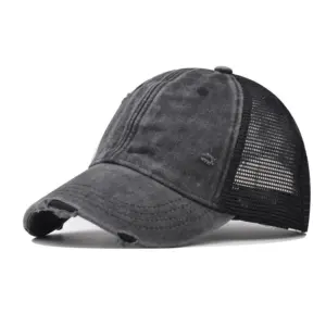Vintage Washed Cotton Mesh Baseball Cap for Men and Women 15 Se988387a6e734beab772c3811f4cbf05n