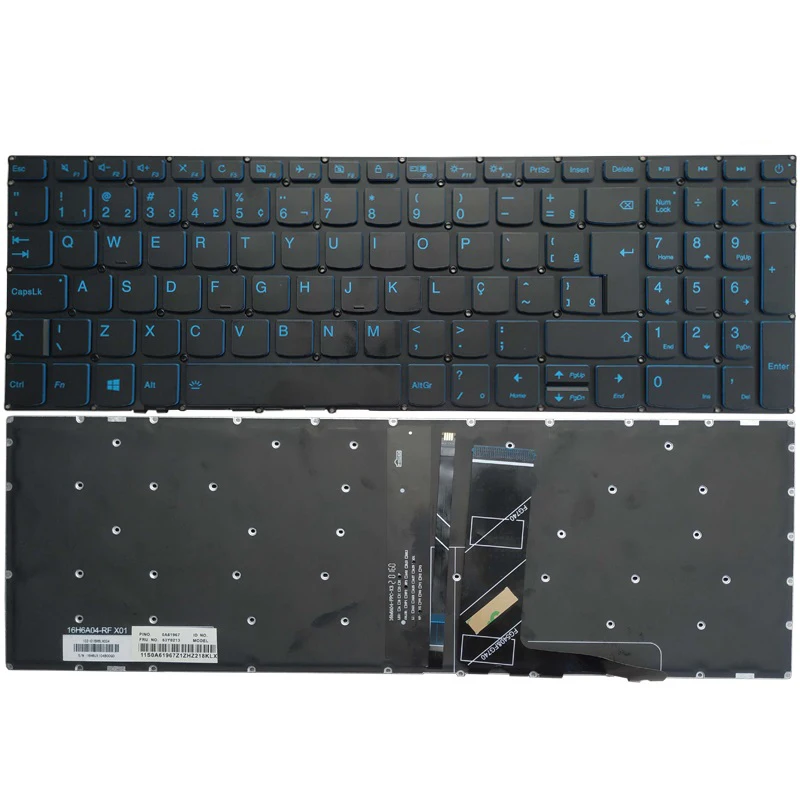 Blue Backlit Keyboard for Lenovo IdeaPad L340 7 Blue Backlit Keyboard for Lenovo IdeaPad L340 - Image 7