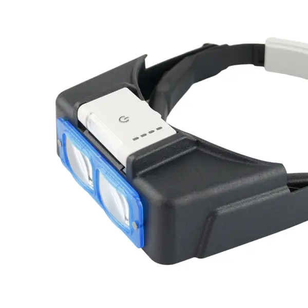 Head Mount LED Magnifier with 4 Loupe Magnifications - Image 3