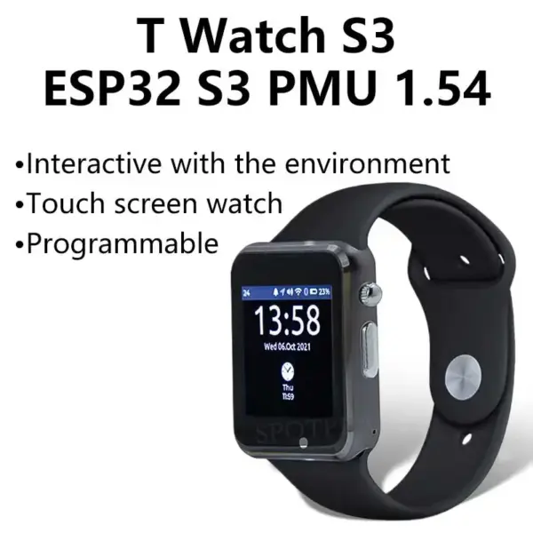 T-Watch S3 ESP32 1.54 inch LCD Touchscreen - Image 5