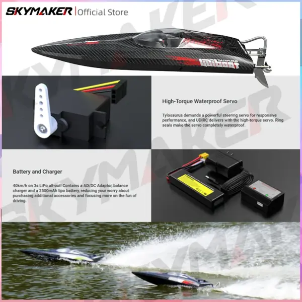 UDiRC UDI022 High-Speed Remote Control Boat - Image 4