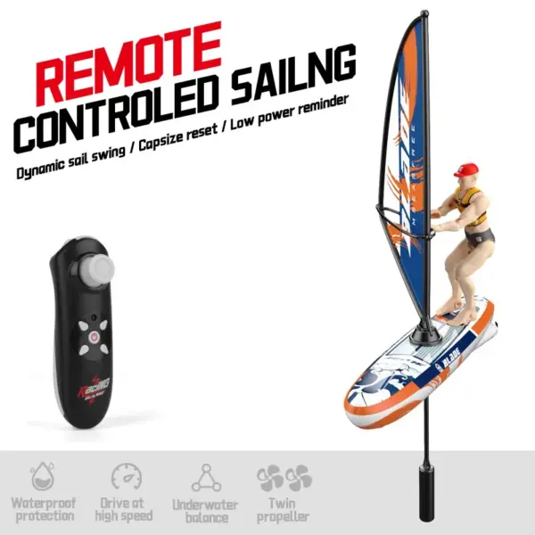Remote Control Sailboat for Pool Play - Image 9