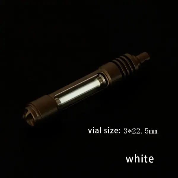 Titanium Luminous Keychain Light with Vial - Image 14