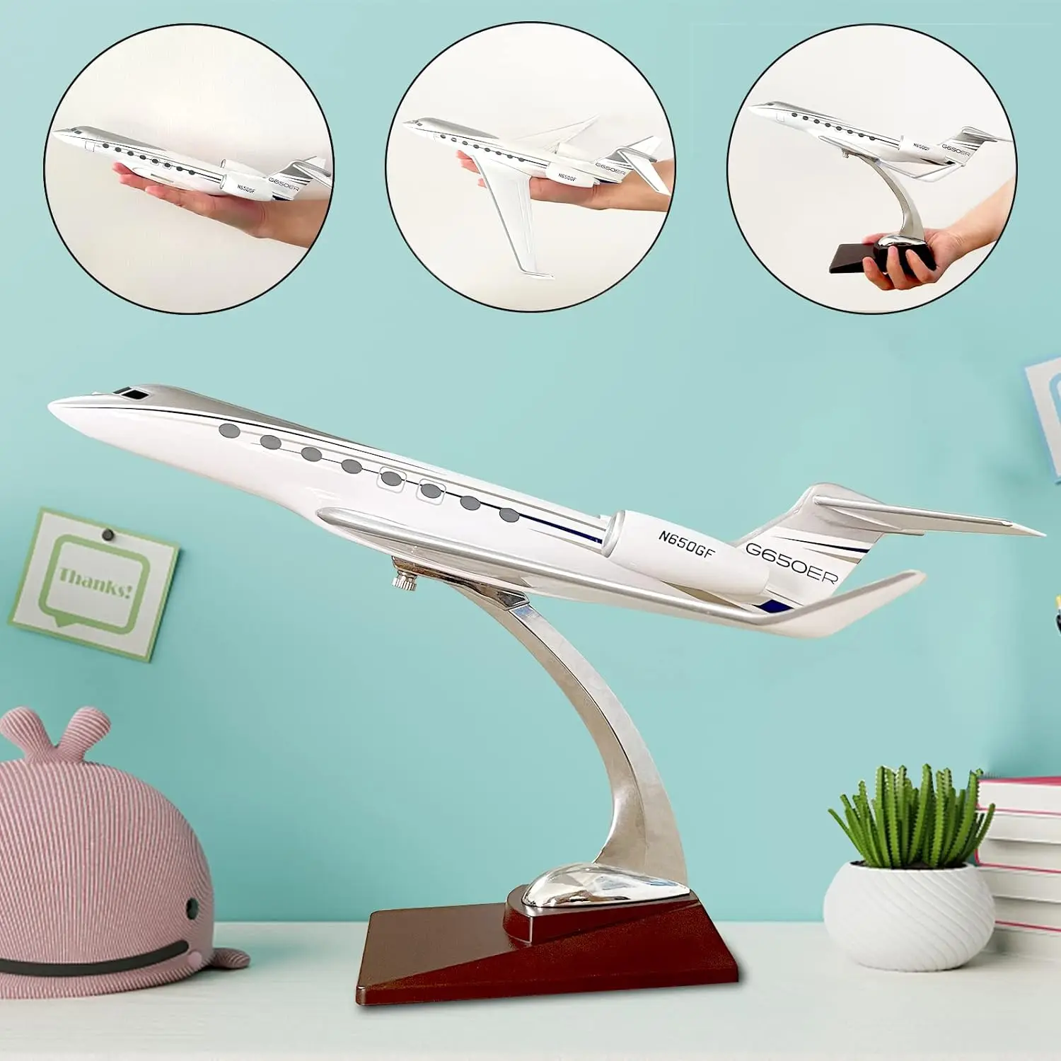 1:100 Scale Gulfstream G650 Resin Model Jet 4 1:100 Scale Gulfstream G650 Resin Model Jet - Image 4