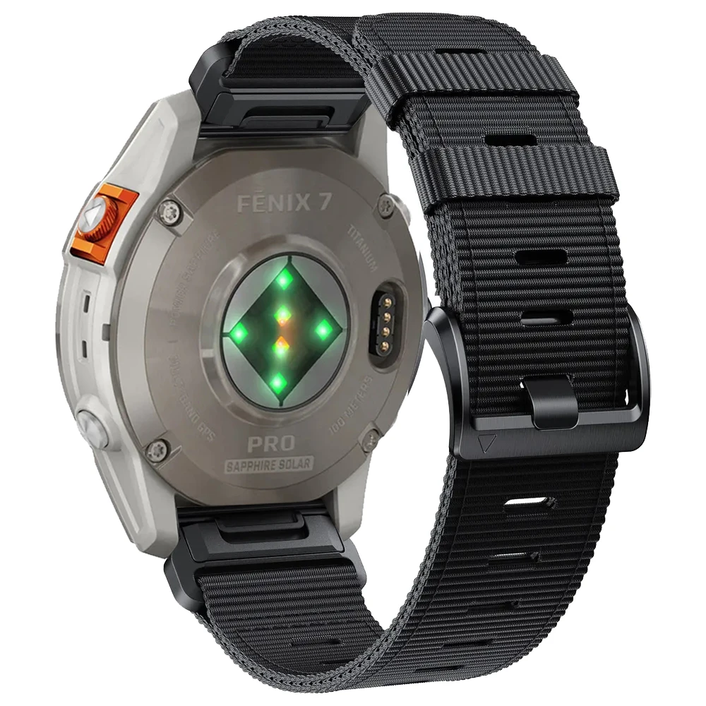 Braided Nylon Watch Strap for Garmin Fenix 7X 10 Braided Nylon Watch Strap for Garmin Fenix 7X - Image 10