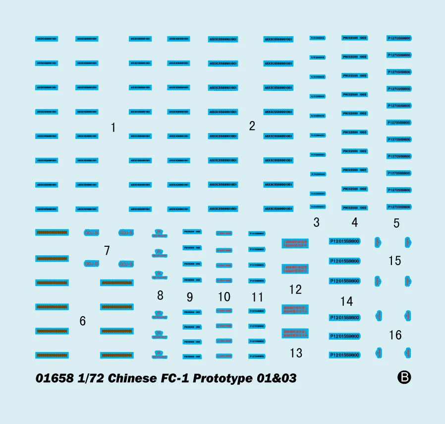 1/72 Chinese FC-1 Fierce Dragon Prototype Aircraft Model Kit 3 1/72 Chinese FC-1 Fierce Dragon Prototype Aircraft Model Kit - Image 3
