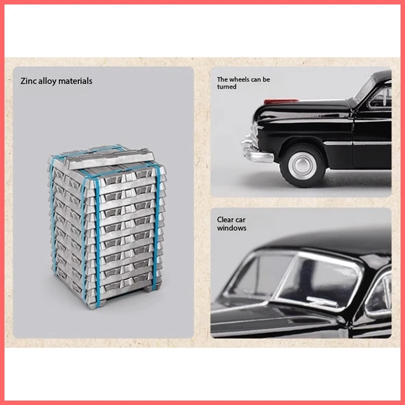 WELLY 1:64 Soviet GAZ-12 ZIM Car Model 4 WELLY 1:64 Soviet GAZ-12 ZIM Car Model - Image 4