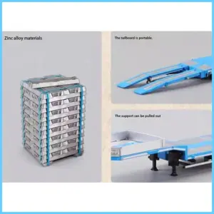 1:64 Flatbed Truck Trailer Diecast Model 11 Sebbba68f93454ec3993be9d6d83064efH 1