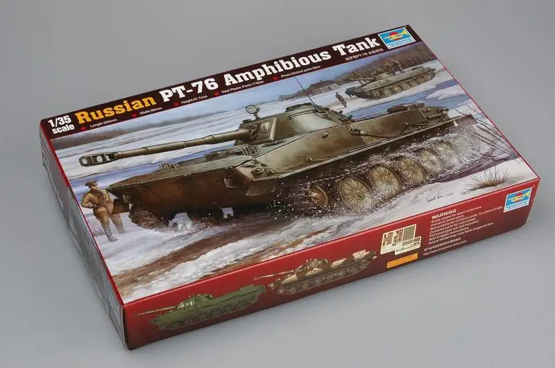Russian PT-76 Amphibious Tank Model Kit 1/35 3 Russian PT-76 Amphibious Tank Model Kit 1/35 - Image 3