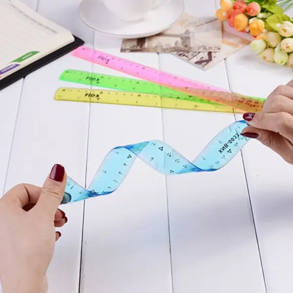30cm Flexible Multi-Color Ruler for Students - Image 6