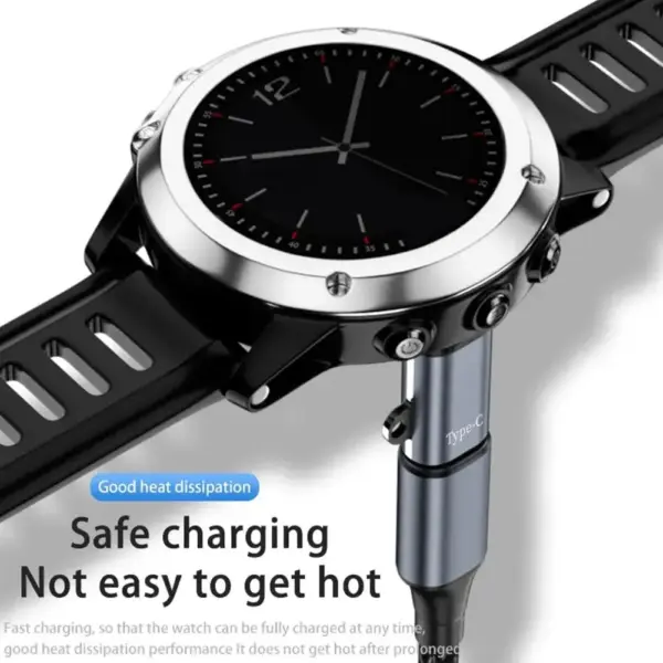 Type C Charger Adapter for Garmin Fenix Series - Image 5
