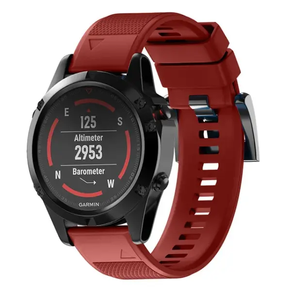 Silicone Watch Strap for Garmin Fenix Series - Image 14