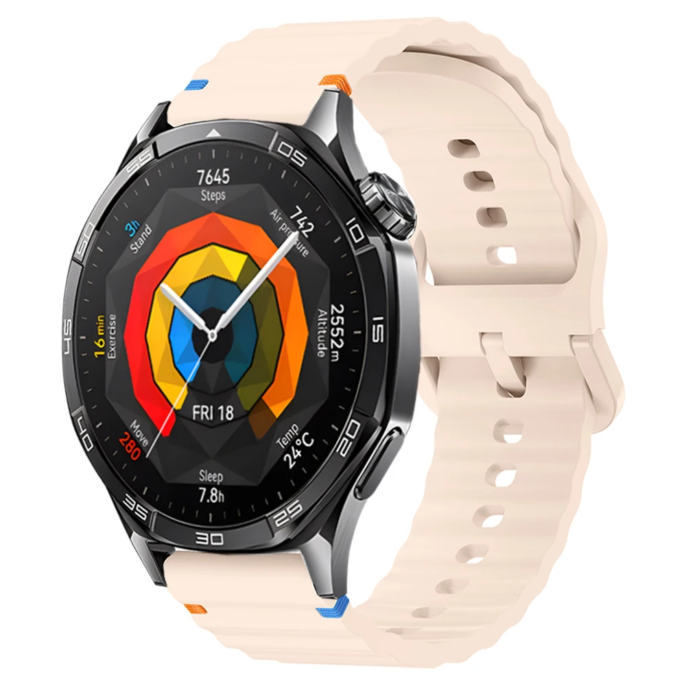 Stylish Silicone Strap for HUAWEI WATCH GT Series 12 Stylish Silicone Strap for HUAWEI WATCH GT Series - Image 12